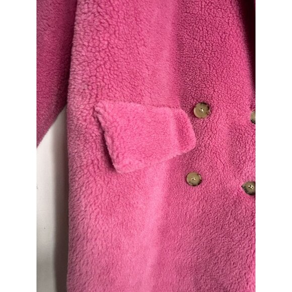 J. Crew Women's Relaxed Sherpa Blend Topcoat in Dusty Bloom - Sz S - NWT - Picture 5 of 12